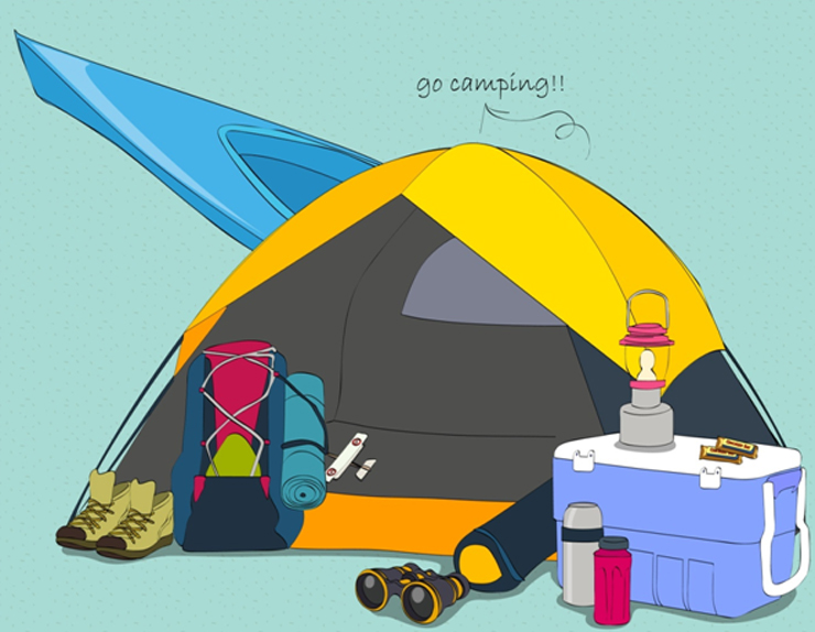 삼성 캠핑 백패킹 캠핑 여름휴가 캠핑, 캠핑의 그늘  삼성-캠핑-백패킹