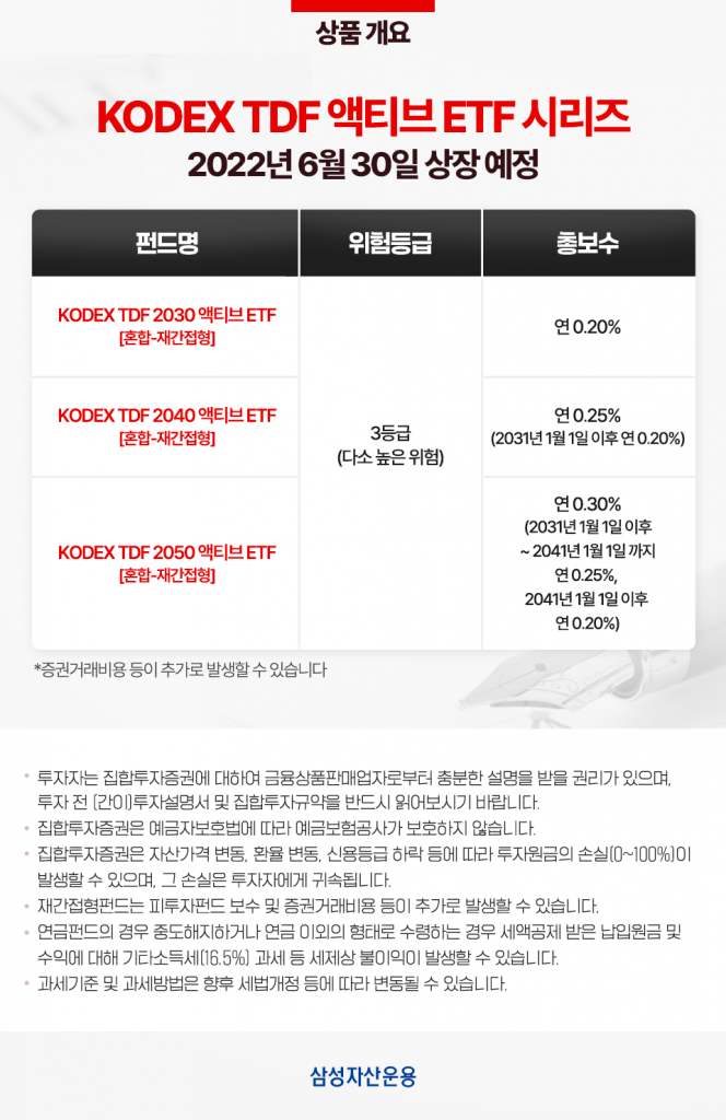 TDF도 ETF로 투자한다! KODEX TDF 액티브 ETF 한눈에 알아보기 TDF도 ETF로 투자한다! KODEX TDF ETF 한눈에 알아보기 삼성_블_내지_상품개요-664x1024 TDF도 ETF로 투자한다! KODEX TDF 액티브 ETF 한눈에 알아보기 TDF도 ETF로 투자한다! KODEX TDF ETF 한눈에 알아보기 삼성_블_내지_상품개요-664x1024